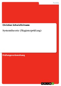 Cover Systemtheorie (Magisterprüfung)