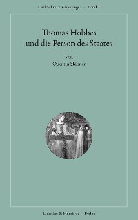 Cover Thomas Hobbes und die Person des Staates.