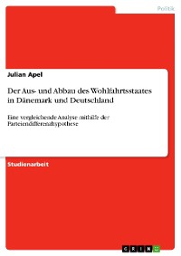 Cover Der Aus- und Abbau des Wohlfahrtsstaates in Dänemark und Deutschland