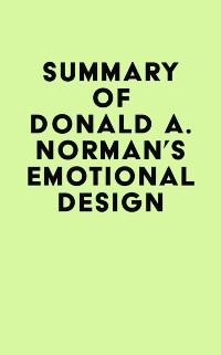 Cover Summary of Donald A. Norman's Emotional Design