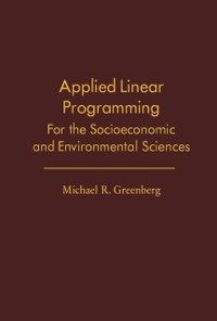 Cover Applied Linear Programming