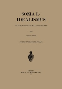 Cover Sozial-Idealismus