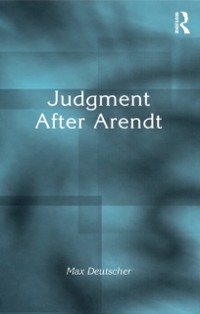Cover Judgment After Arendt