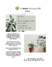 Cover SHIFT, A Self-Liberation Healing Practice Quick Guide