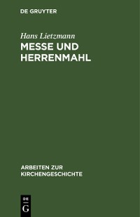 Cover Messe und Herrenmahl