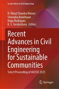 Cover Recent Advances in Civil Engineering for Sustainable Communities