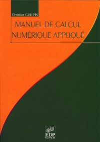 Cover Manuel de calcul numérique appliqué