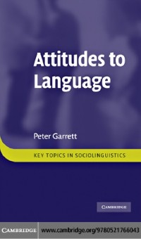 Cover Attitudes to Language
