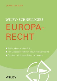 Cover Wiley-Schnellkurs Europarecht