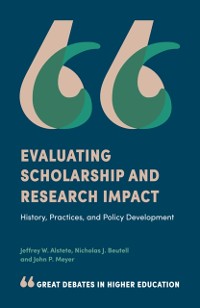 Cover Evaluating Scholarship and Research Impact