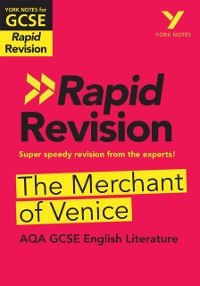 Cover York Notes for AQA GCSE (9-1) Rapid Revision: The Merchant of Venice eBook Edition