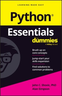Cover Python Essentials For Dummies