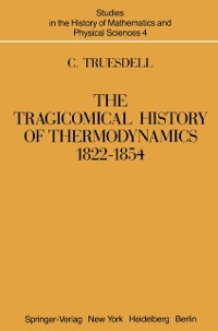 Cover Tragicomical History of Thermodynamics, 1822-1854