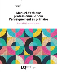 Cover Manuel d'ethique professionnelle pour l'enseignement au primaire