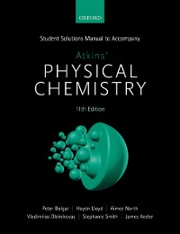 Cover Student Solutions Manual to Accompany Atkins' Physical Chemistry 11th Edition