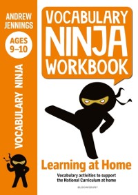 Cover Vocabulary Ninja Workbook for Ages 9-10
