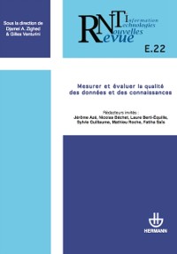 Cover Revue des nouvelles technologies de l''information, n°E-22