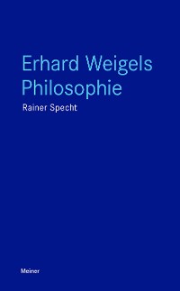 Cover Erhard Weigels Philosophie
