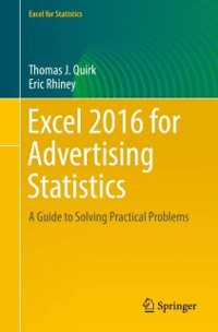 Cover Excel 2016 for Advertising Statistics