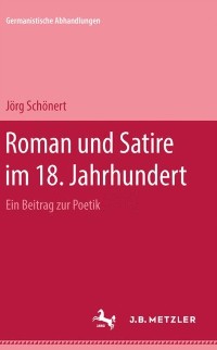 Cover Roman und Satire im 18. Jahrhundert