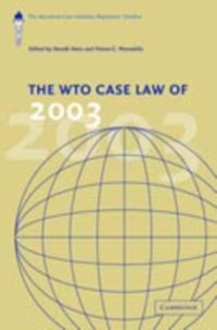 Cover WTO Case Law of 2003