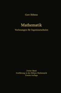 Cover Mathematik. Vorlesungen für Ingenieurschulen