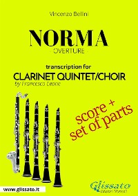 Cover Norma - Clarinet Quintet/Choir score & parts