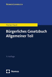 Cover Bürgerliches Gesetzbuch Allgemeiner Teil