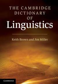 Cover Cambridge Dictionary of Linguistics