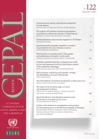 Cover CEPAL Review No.122, August 2017