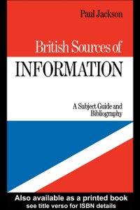 Cover British Sources of Information