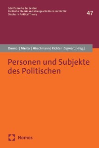 Cover Personen und Subjekte des Politischen