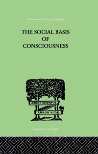 Cover The Social Basis Of Consciousness