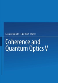 Cover Coherence and Quantum Optics V