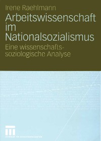Cover Arbeitswissenschaft im Nationalsozialismus