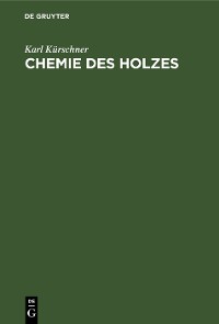 Cover Chemie des Holzes