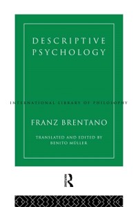 Cover Descriptive Psychology