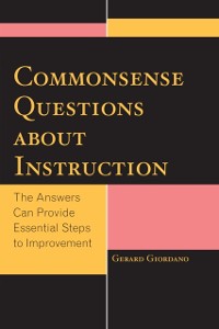 Cover Commonsense Questions about Instruction