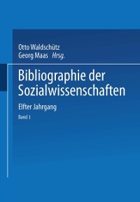 Cover Bibliographie der Sozialwissenschaften