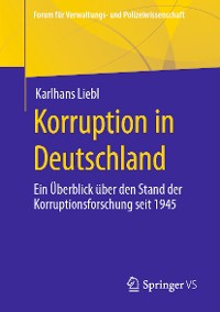 Cover Korruption in Deutschland