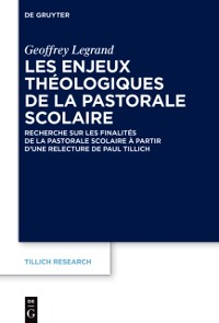 Cover Les enjeux théologiques de la pastorale scolaire