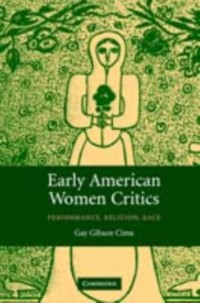Cover Early American Women Critics