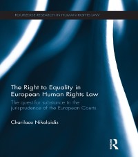 Cover Right to Equality in European Human Rights Law