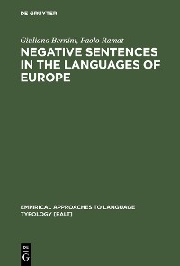 Cover Negative Sentences in the Languages of Europe