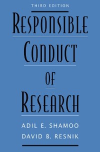 Cover Responsible Conduct of Research