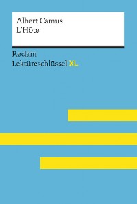 Cover L'Hôte von Albert Camus: Reclam Lektüreschlüssel XL