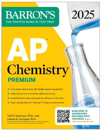 Cover AP Chemistry Premium, 2025: Prep Book with 6 Practice Tests + Comprehensive Review + Online Practice