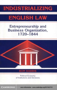 Cover Industrializing English Law