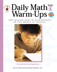 Cover Daily Math Warm-Ups, Grade 4