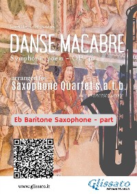 Cover Eb Baritone Sax part of "Danse Macabre" for Saxophone Quartet